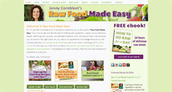 Desktop Screenshot of learnrawfood.com